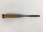 Japanese Chisel Nomi Carpentry Vtg Woodworking Tool 21.2 cm Blade 9 mm T245