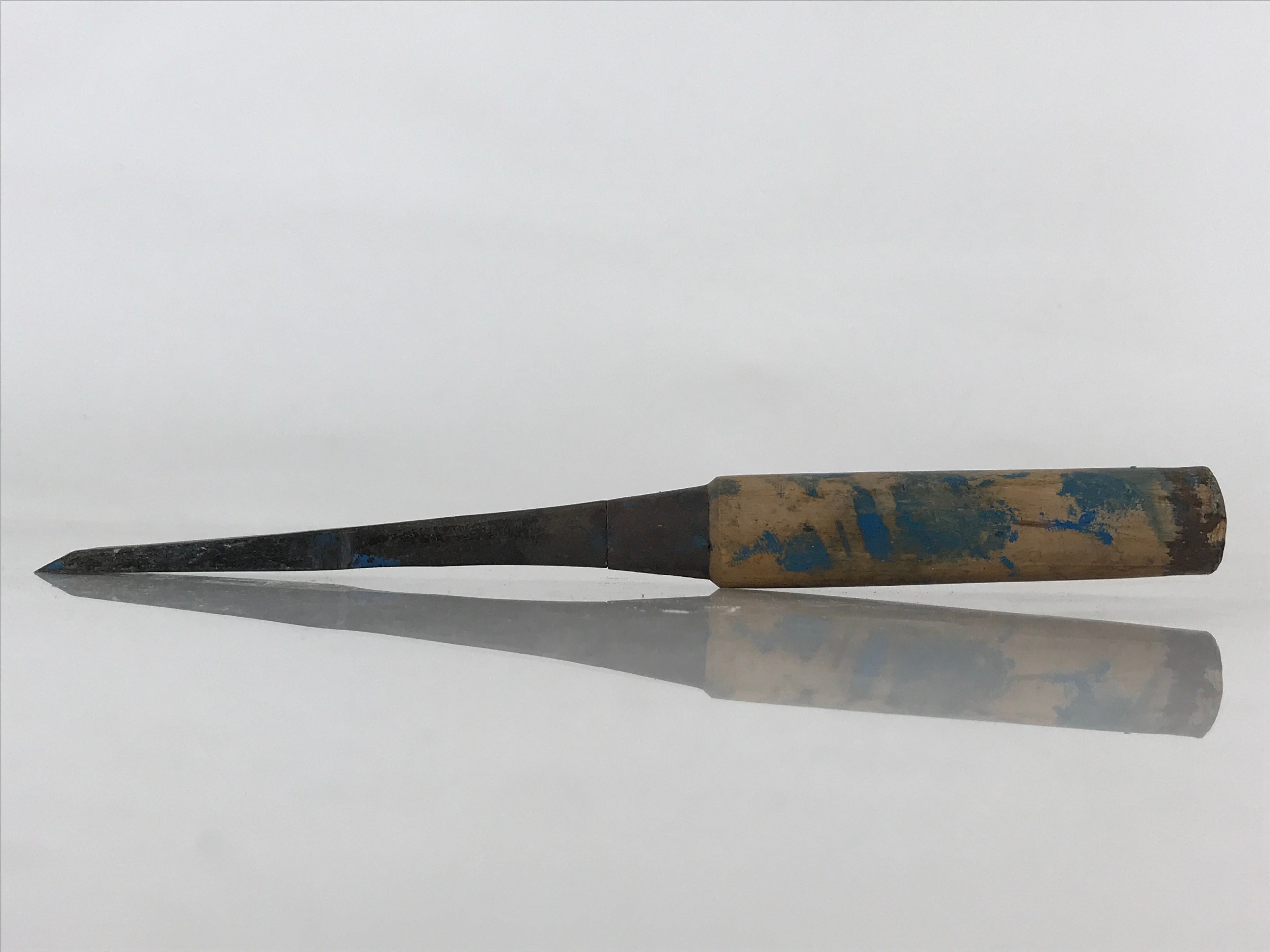 Japanese Chisel Nomi Carpentry Vtg Woodworking Tool 21.3 cm Blade 15 mm T259