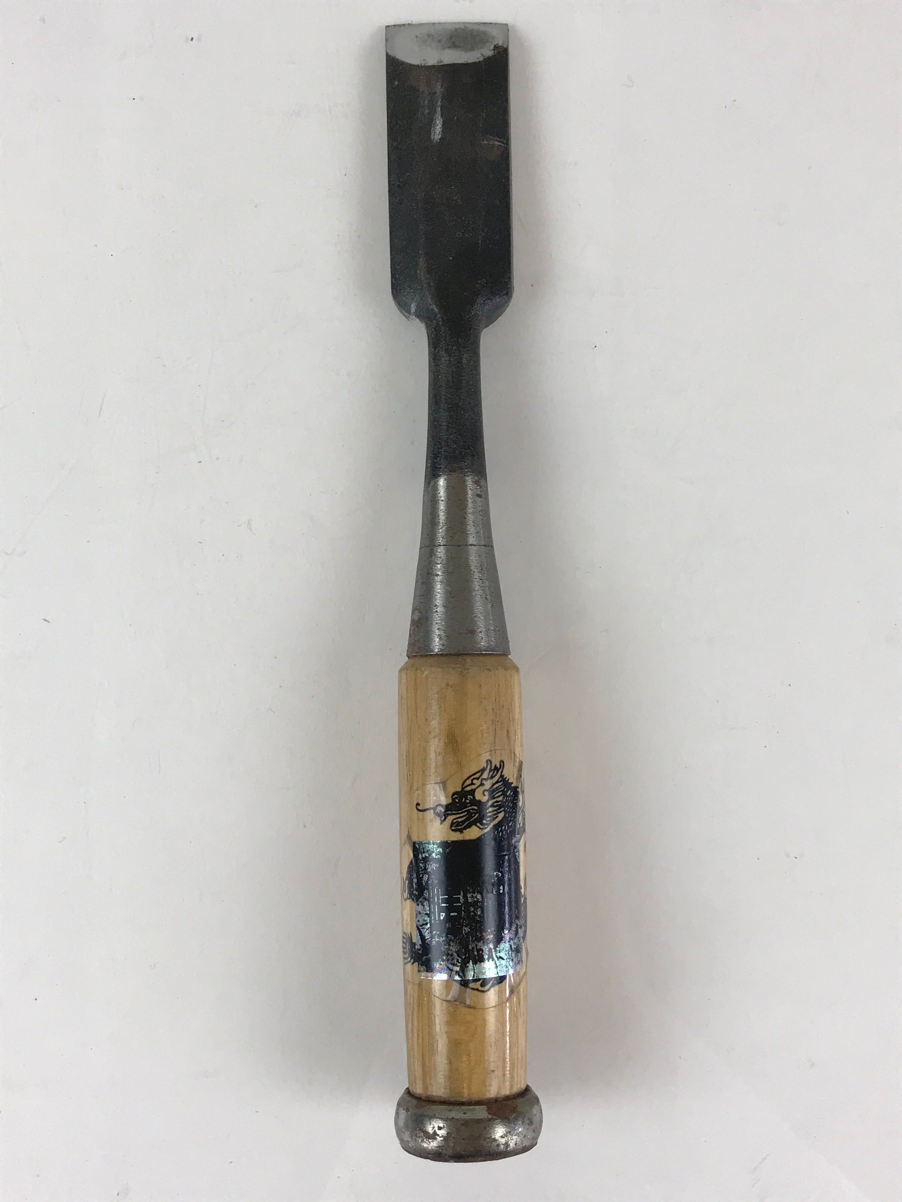 Japanese Chisel Nomi Carpentry Vtg Woodworking Tool 21.3 cm Blade 23 mm T258