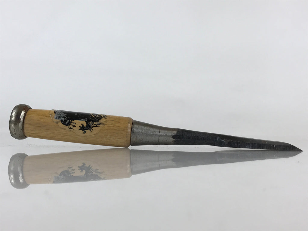 Japanese Chisel Nomi Carpentry Vtg Woodworking Tool 21.3 cm Blade 23 mm T258