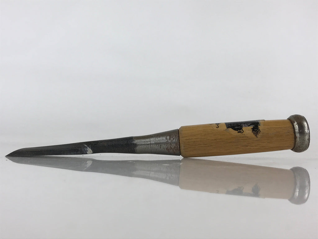 Japanese Chisel Nomi Carpentry Vtg Woodworking Tool 21.3 cm Blade 23 mm T258