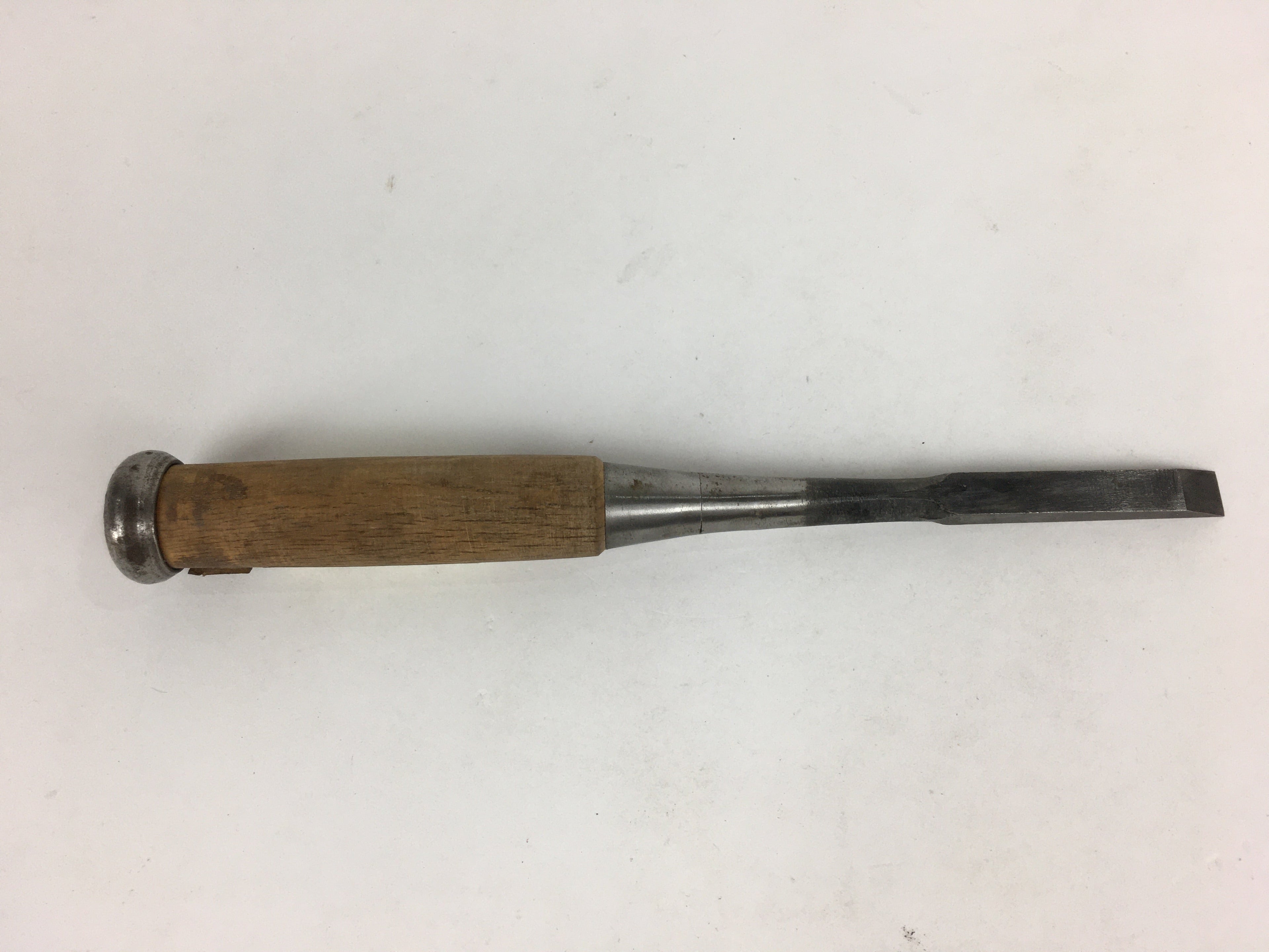 Japanese Chisel Nomi Carpentry Vtg Woodworking Tool 21.3 cm Blade 9 mm T250