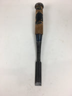 Japanese Chisel Nomi Carpentry Vtg Woodworking Tool 21.5 cm Blade 15 mm T231