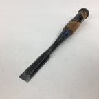 Japanese Chisel Nomi Carpentry Vtg Woodworking Tool 21.5 cm Blade 15 mm T231