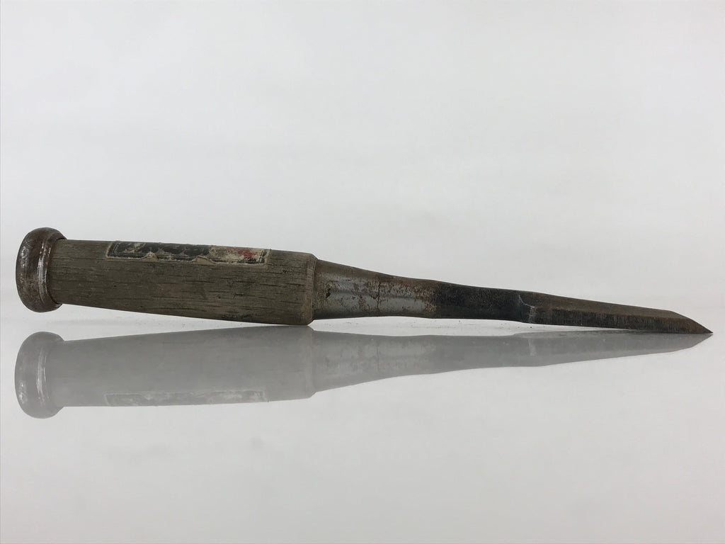 Japanese Chisel Nomi Carpentry Vtg Woodworking Tool 21.5 cm Blade 25 mm T255