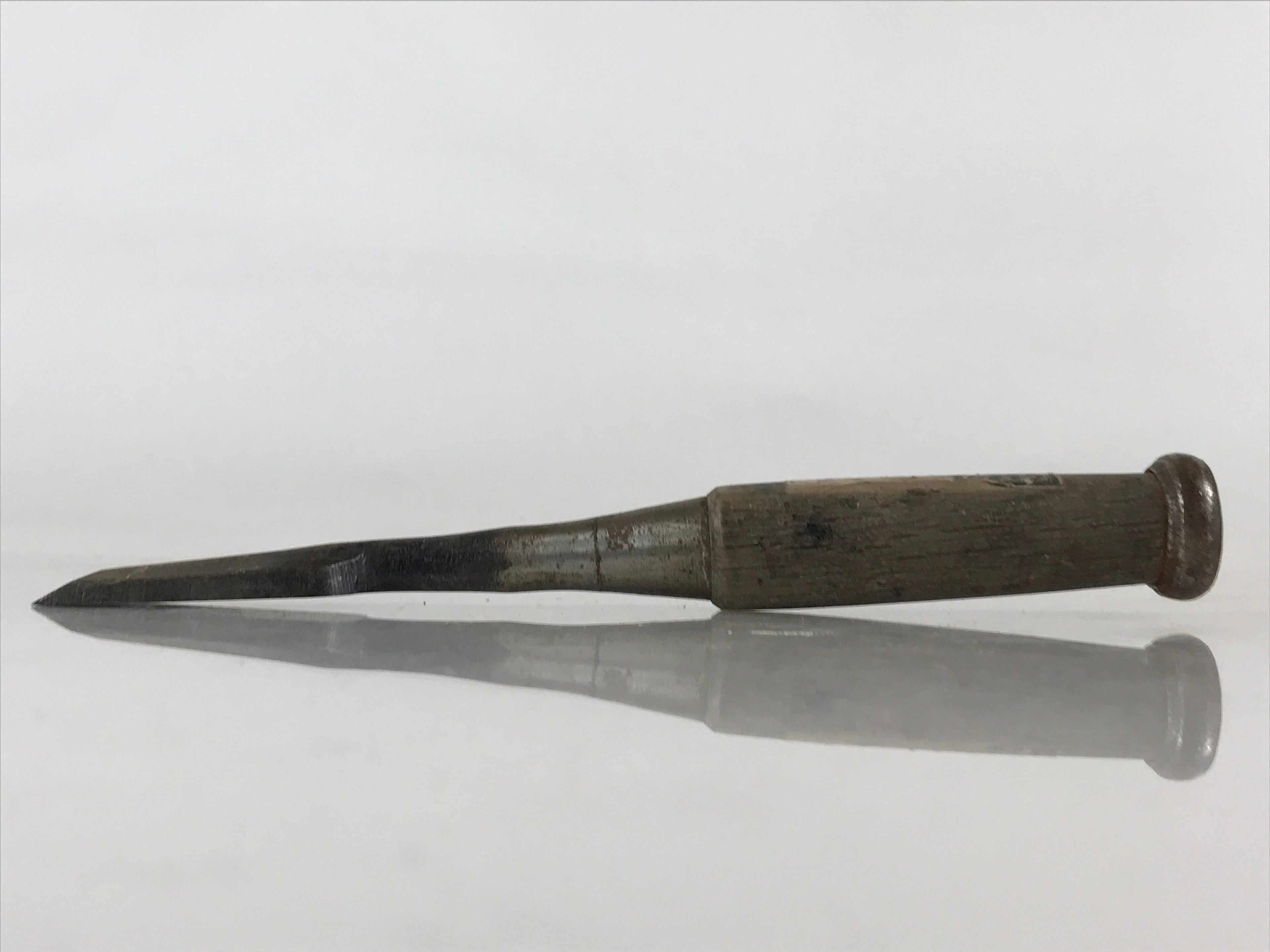 Japanese Chisel Nomi Carpentry Vtg Woodworking Tool 21.5 cm Blade 25 mm T255