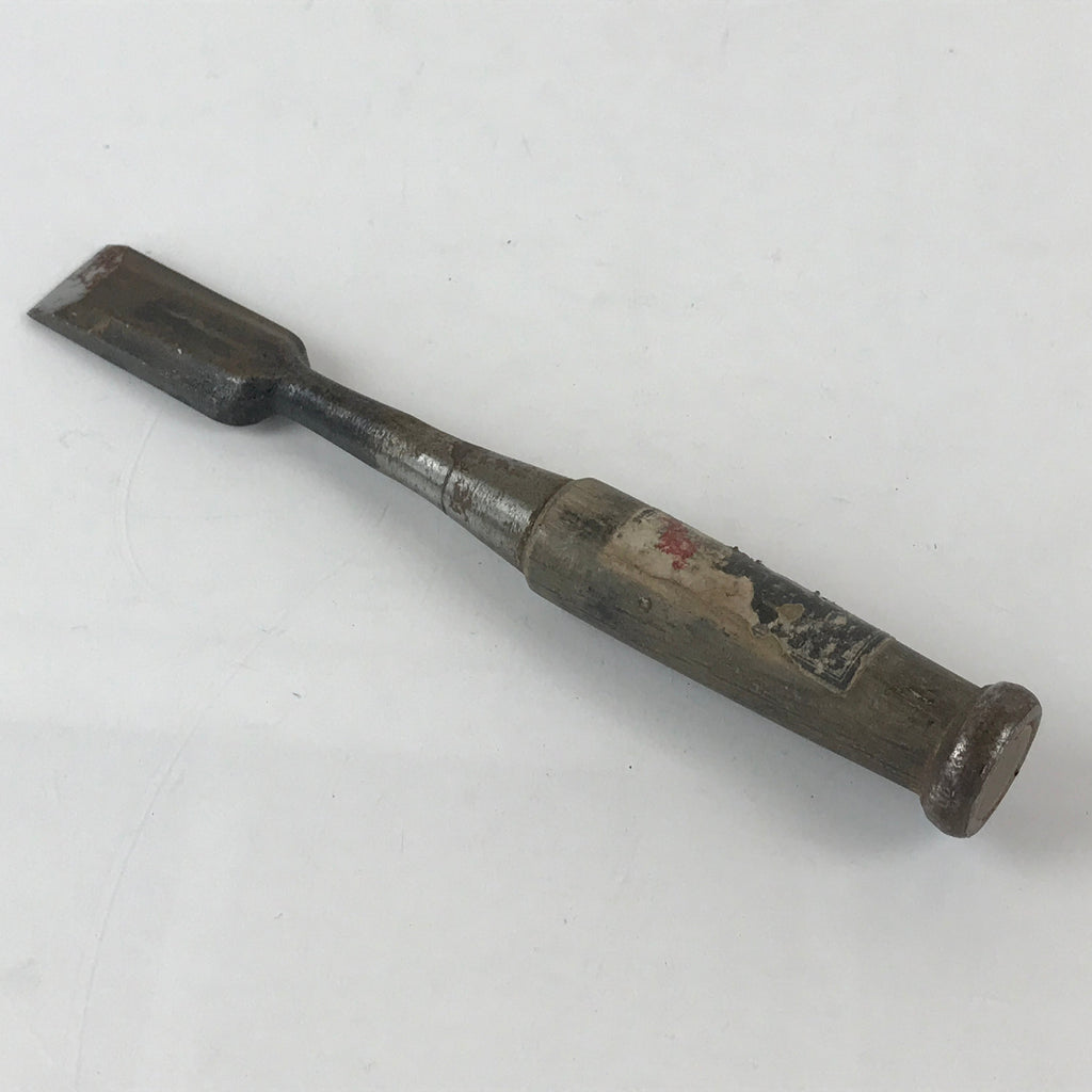 Japanese Chisel Nomi Carpentry Vtg Woodworking Tool 21.5 cm Blade 25 mm T255