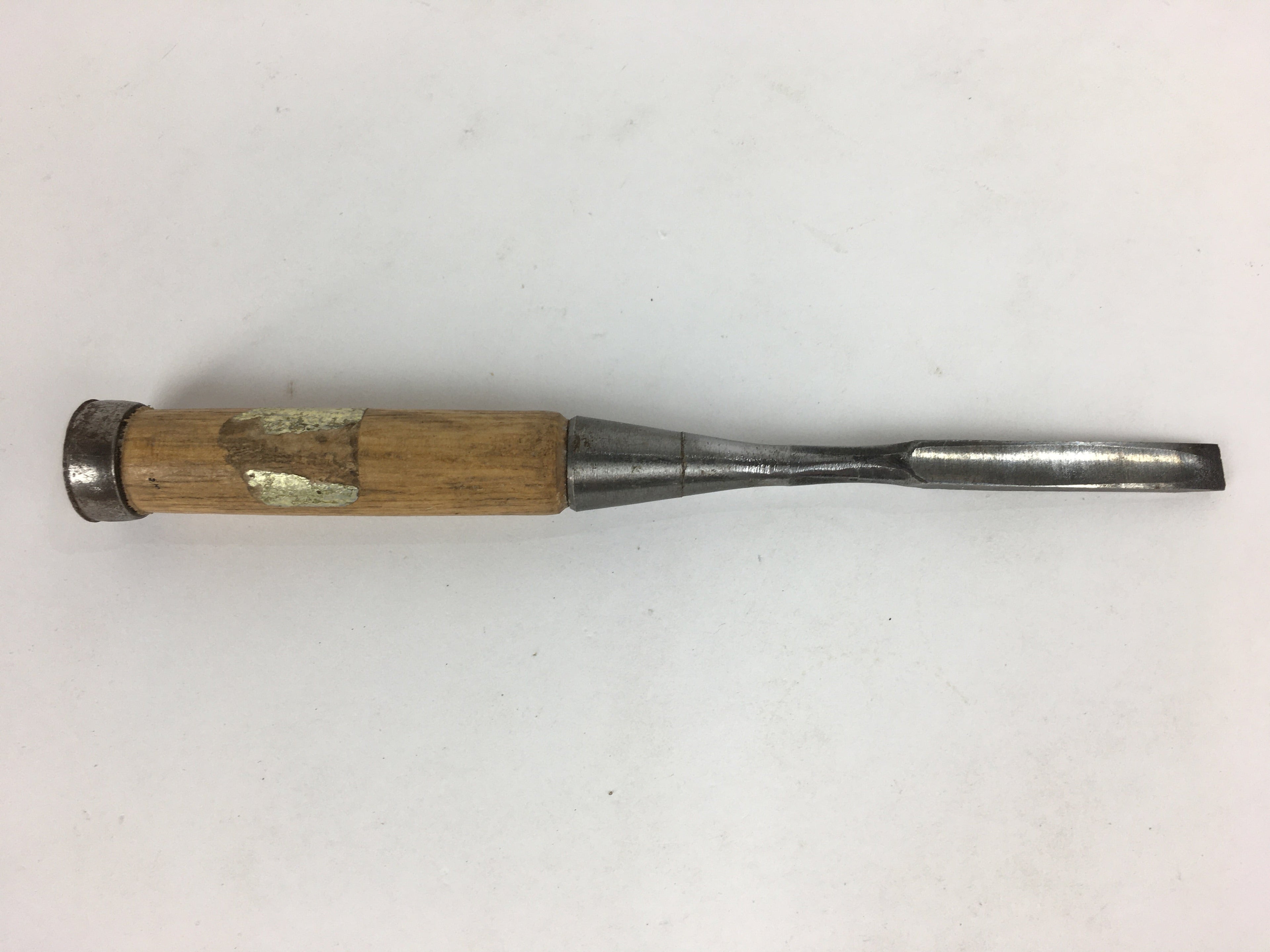 Japanese Chisel Nomi Carpentry Vtg Woodworking Tool 21.5 cm Blade 9 mm T251