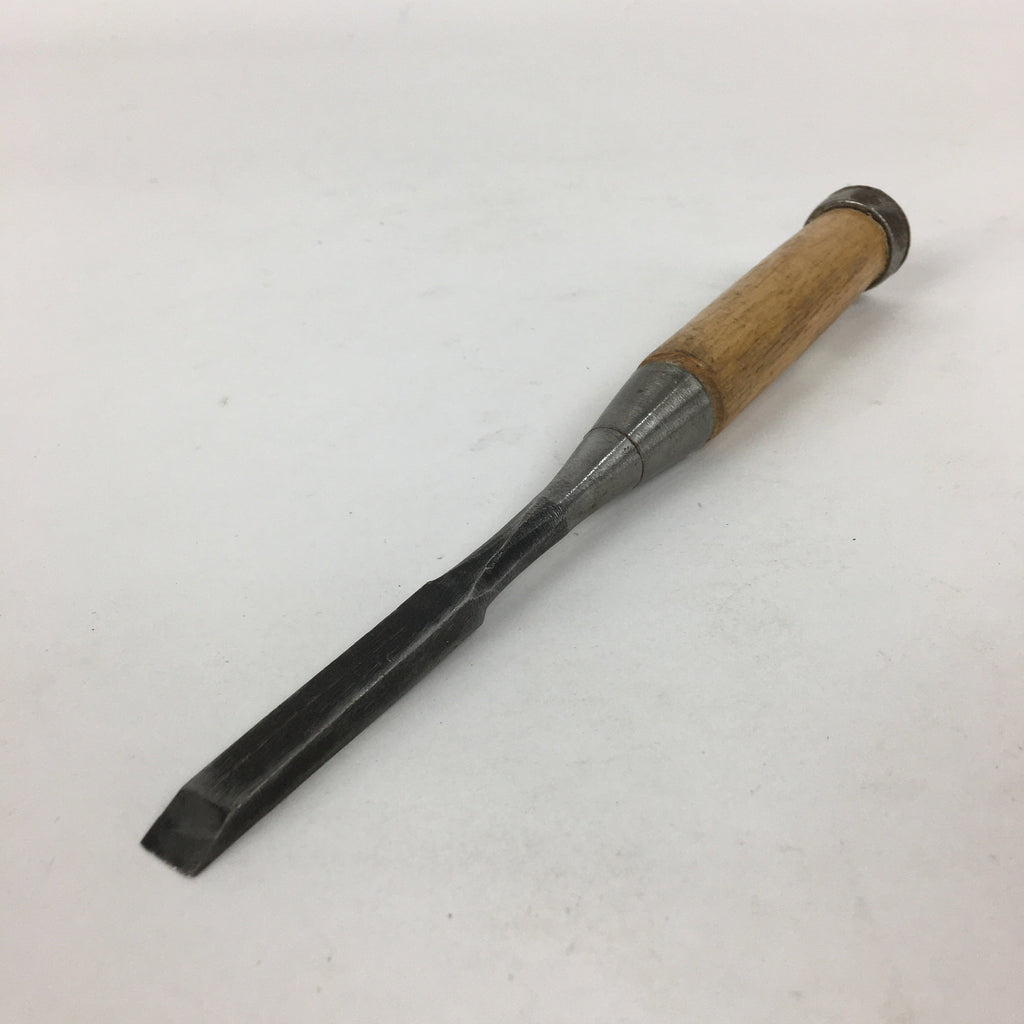 Japanese Chisel Nomi Carpentry Vtg Woodworking Tool 21.5 cm Blade 9 mm T251