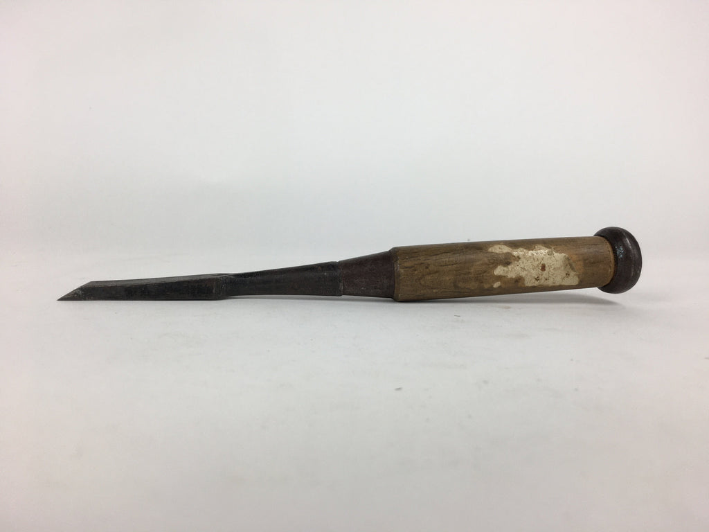 Japanese Chisel Nomi Carpentry Vtg Woodworking Tool 21.6 cm Blade 15 mm T223
