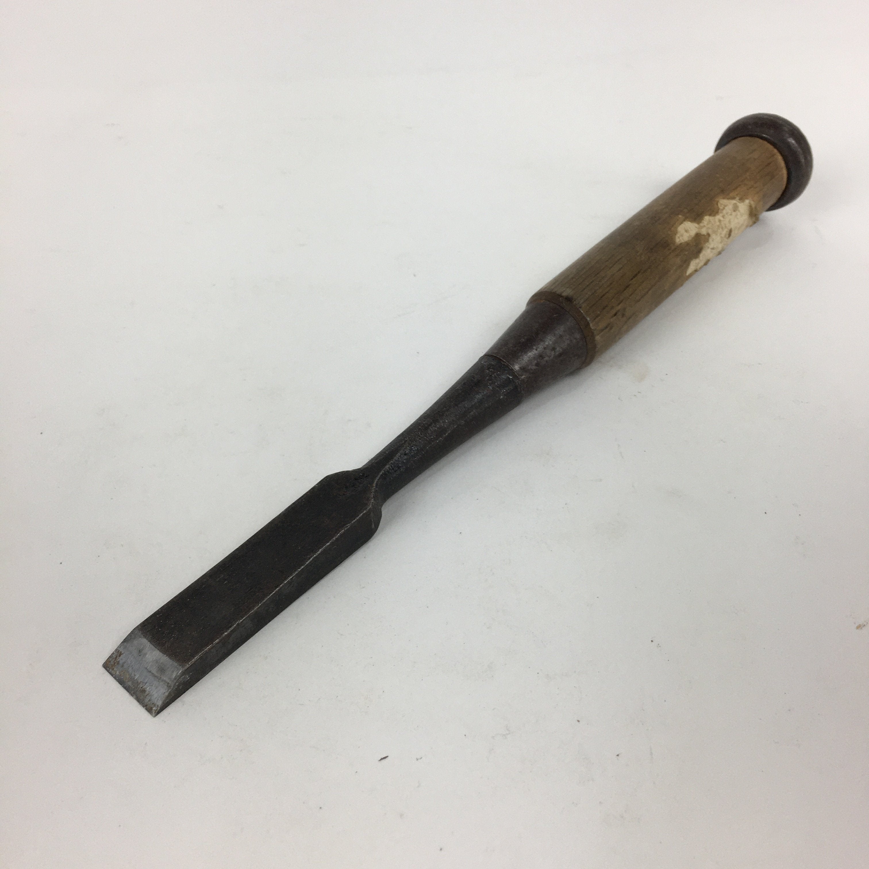 Japanese Chisel Nomi Carpentry Vtg Woodworking Tool 21.6 cm Blade 15 mm T223