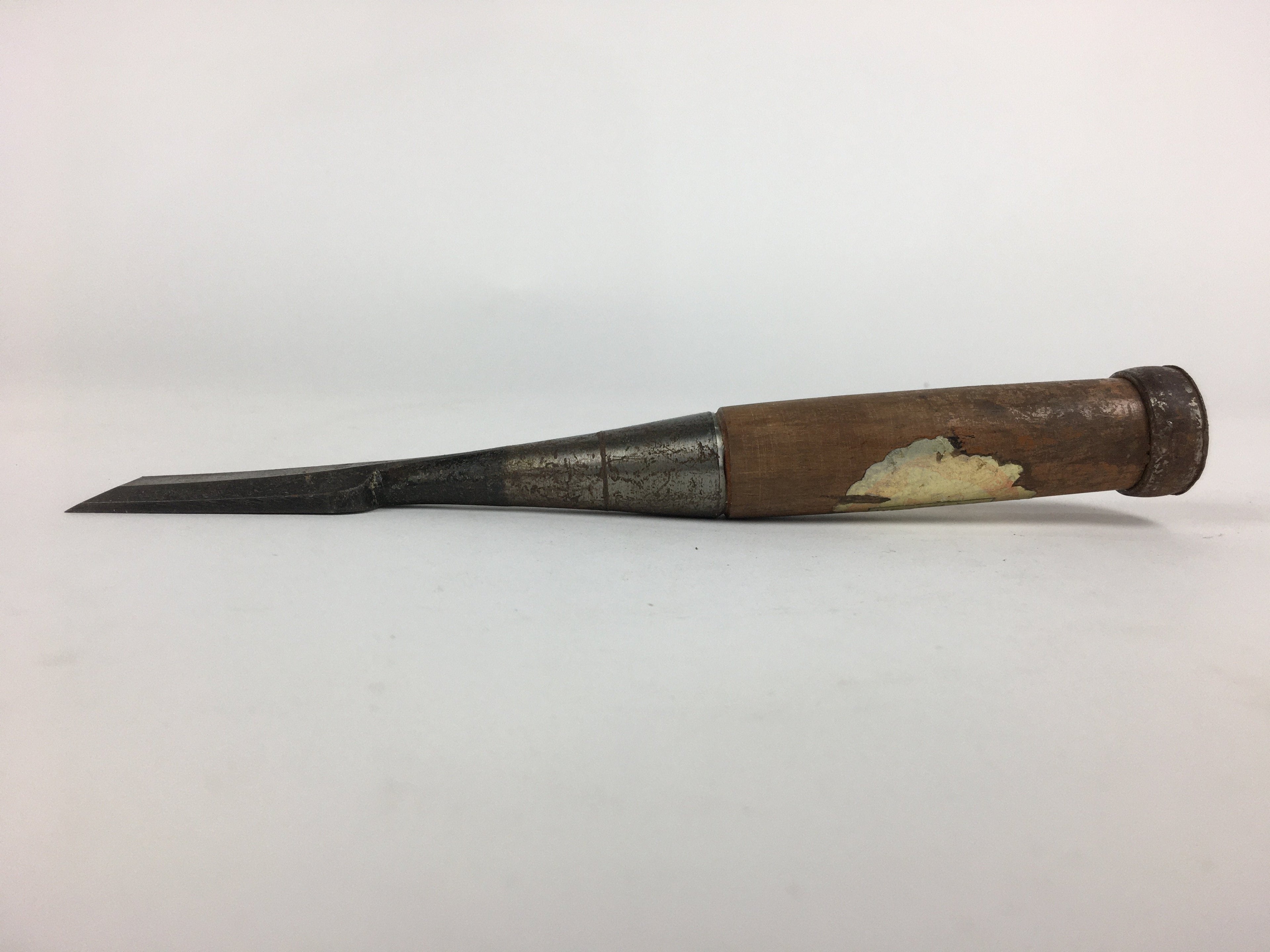 Japanese Chisel Nomi Carpentry Vtg Woodworking Tool 21.6 cm Blade 25 mm T222