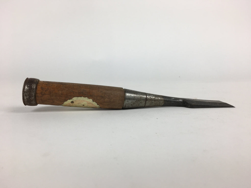 Japanese Chisel Nomi Carpentry Vtg Woodworking Tool 21.6 cm Blade 25 mm T222