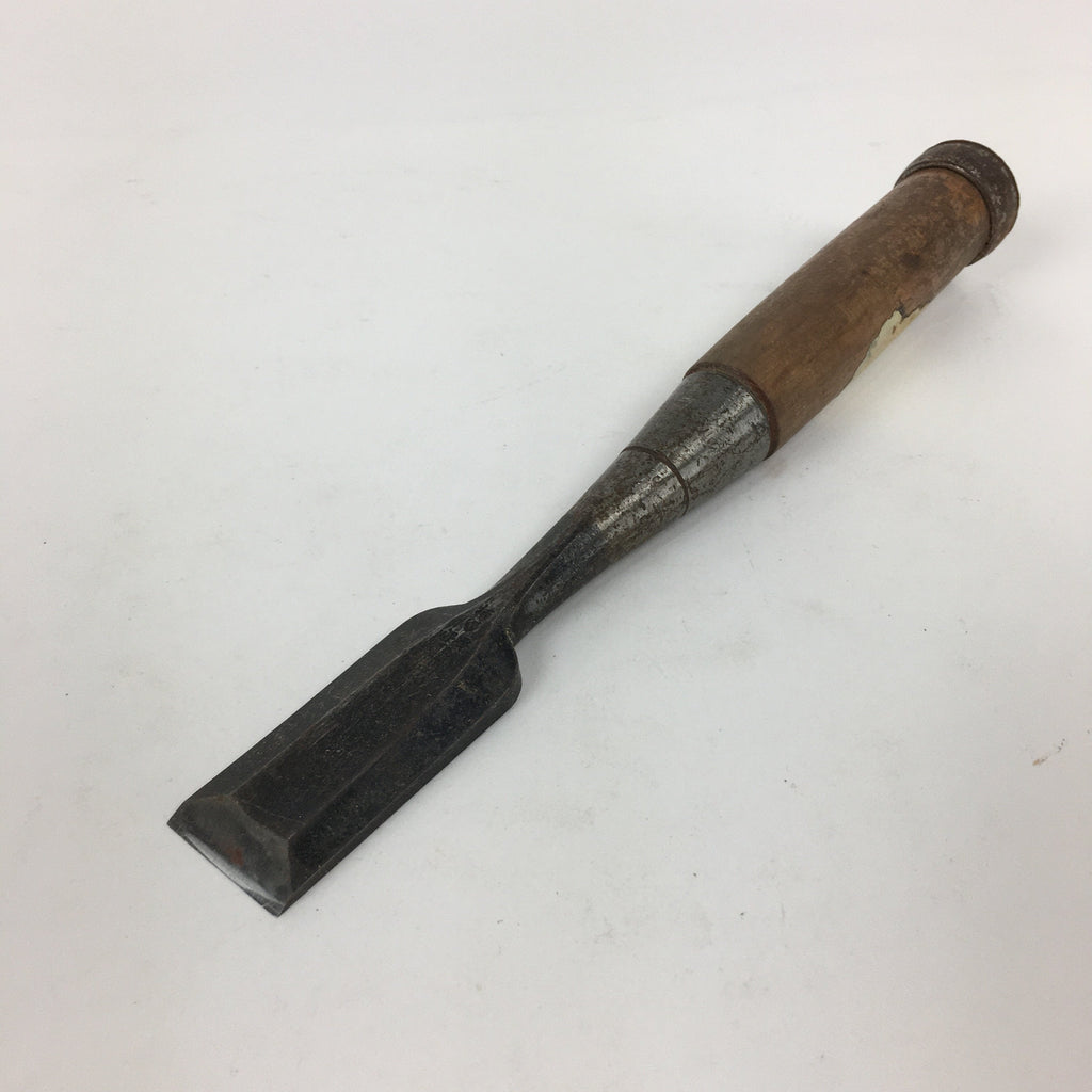 Japanese Chisel Nomi Carpentry Vtg Woodworking Tool 21.6 cm Blade 25 mm T222