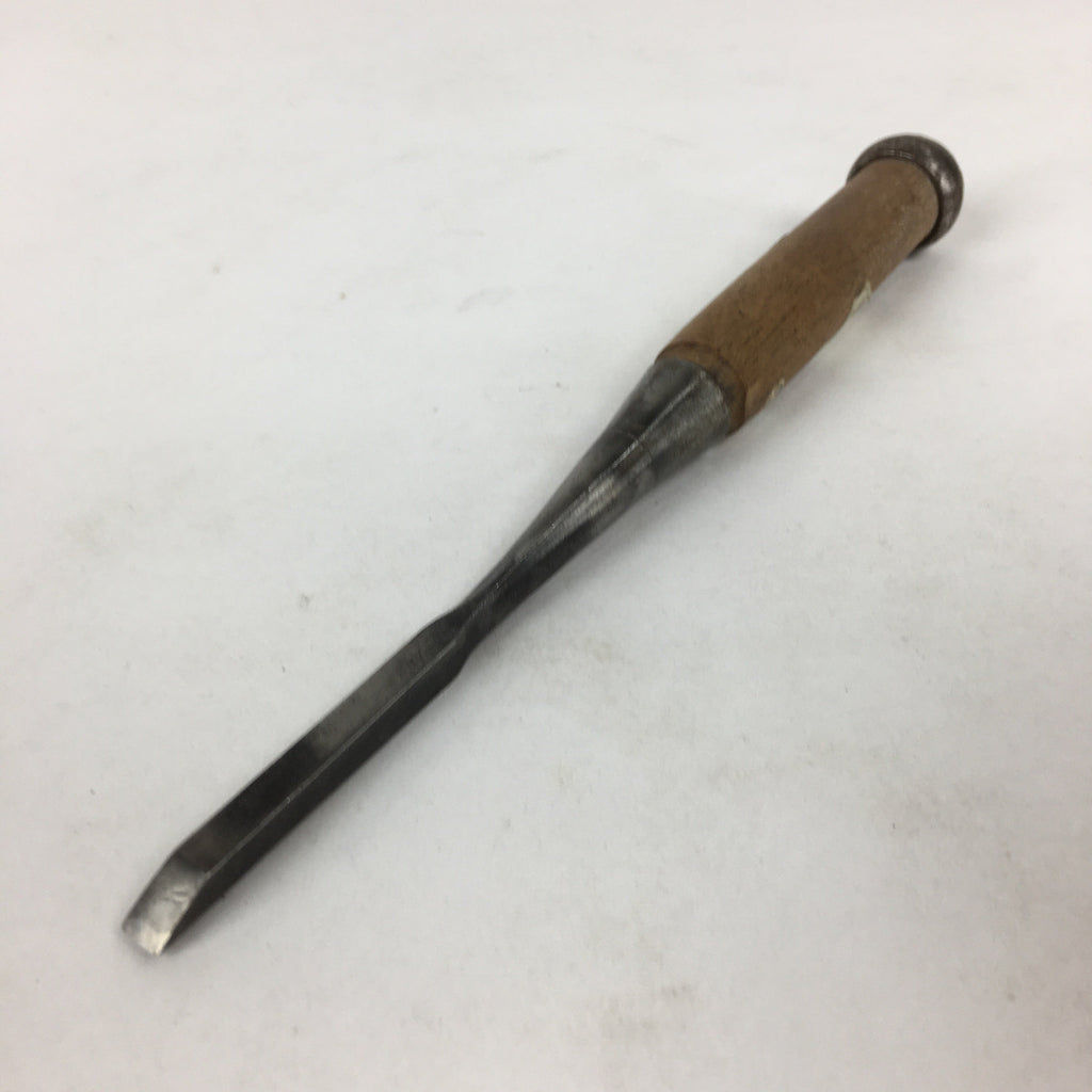 Japanese Chisel Nomi Carpentry Vtg Woodworking Tool 21.7 cm Blade 6 mm T236