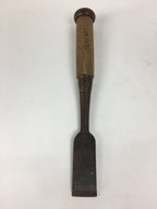 Japanese Chisel Nomi Carpentry Vtg Woodworking Tool 21.8 cm Blade 24 mm T225