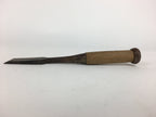 Japanese Chisel Nomi Carpentry Vtg Woodworking Tool 21.8 cm Blade 24 mm T225
