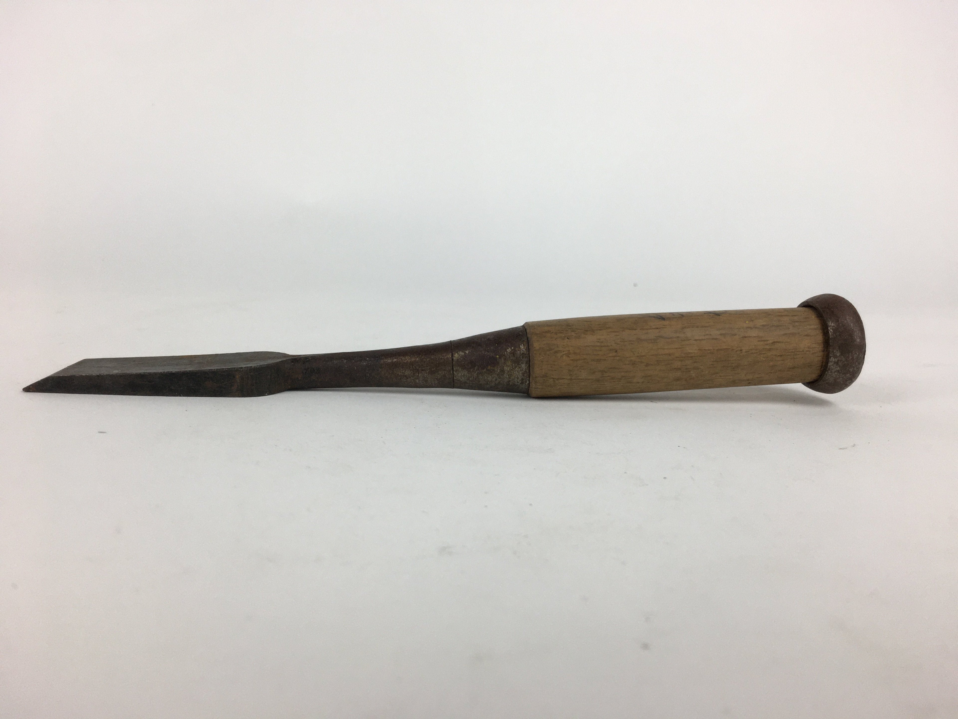Japanese Chisel Nomi Carpentry Vtg Woodworking Tool 21.8 cm Blade 24 mm T225