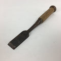 Japanese Chisel Nomi Carpentry Vtg Woodworking Tool 21.8 cm Blade 24 mm T225