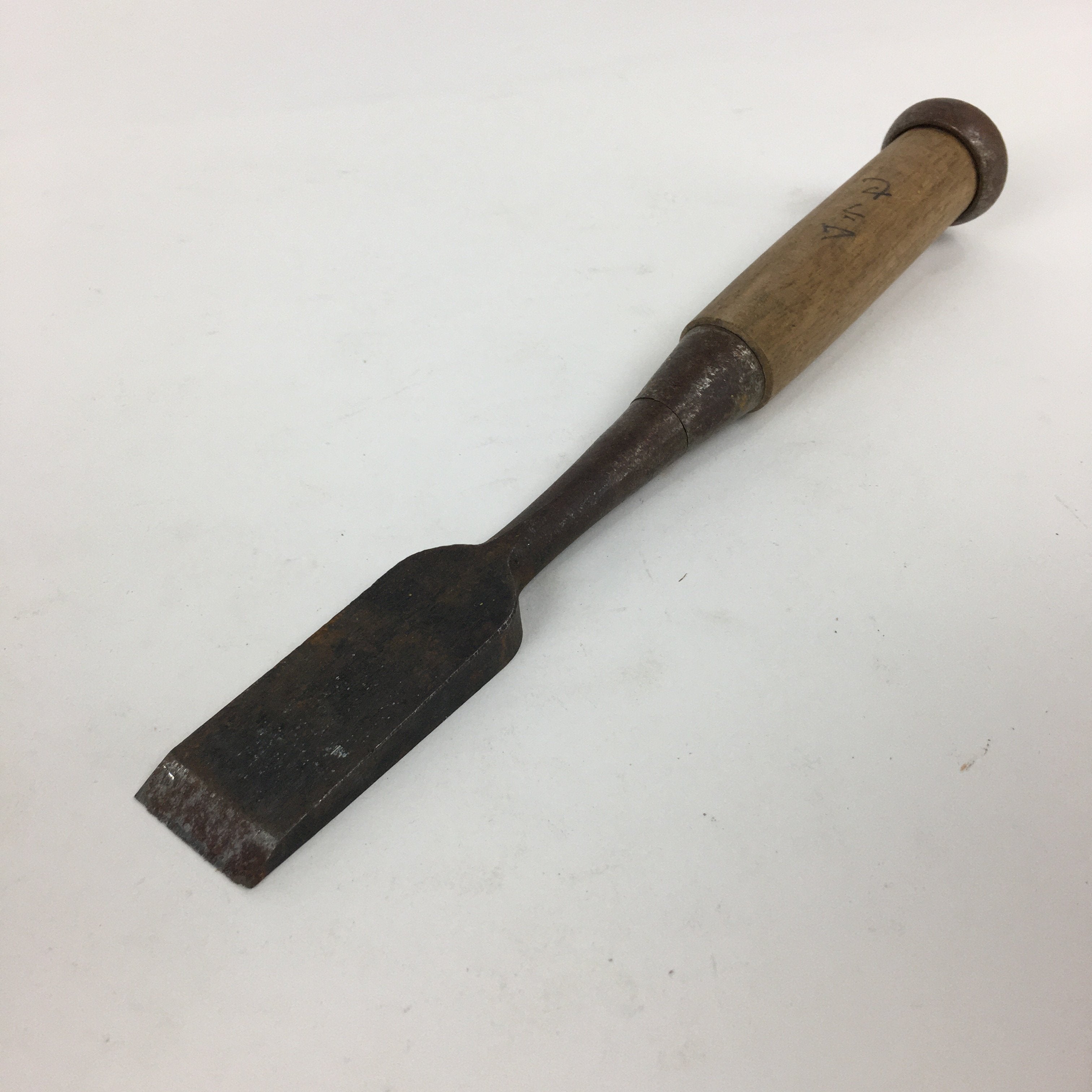 Japanese Chisel Nomi Carpentry Vtg Woodworking Tool 21.8 cm Blade 24 mm T225