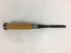 Japanese Chisel Nomi Carpentry Vtg Woodworking Tool 21.8 cm Blade 9 mm T233