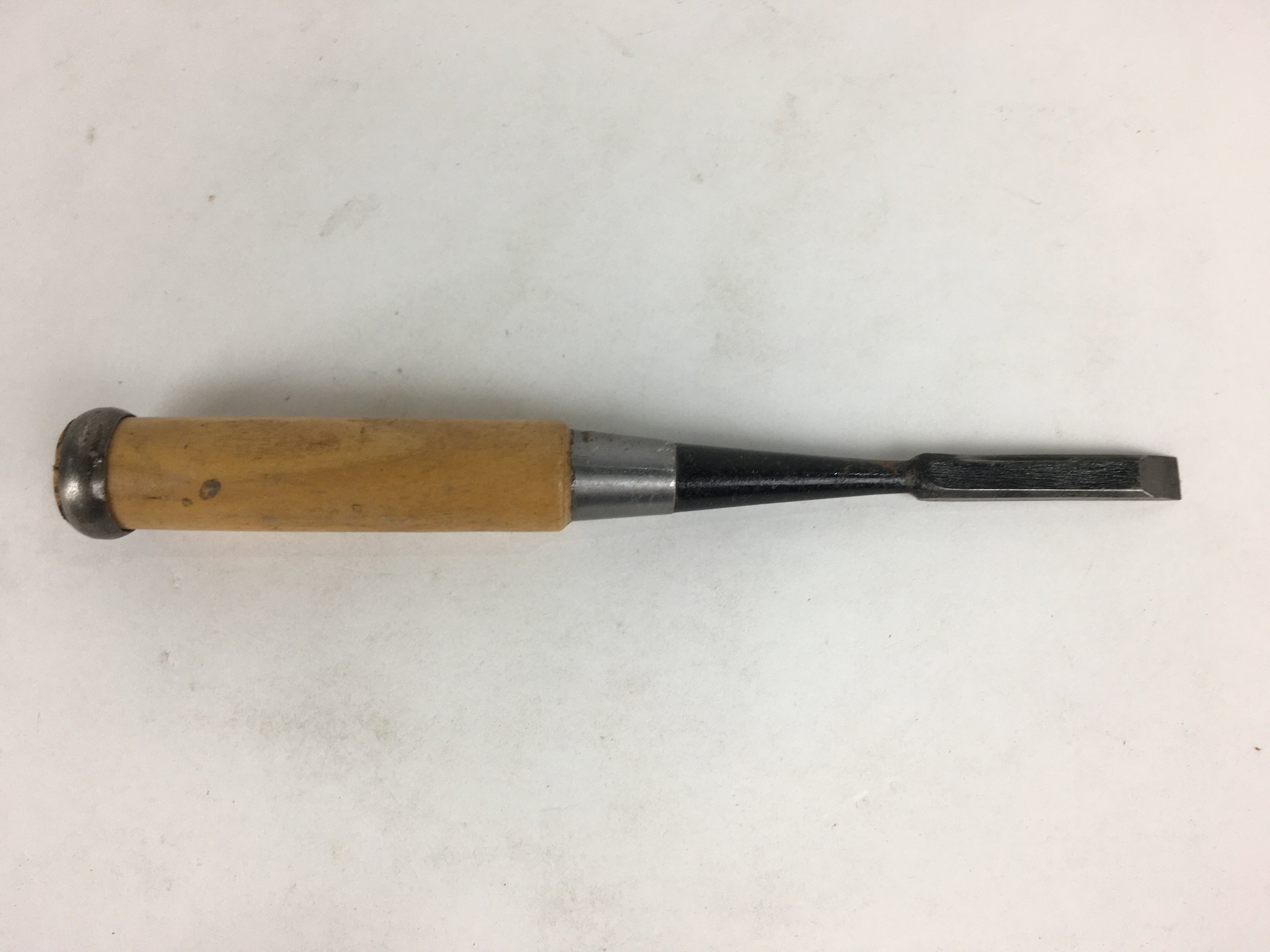 Japanese Chisel Nomi Carpentry Vtg Woodworking Tool 21.8 cm Blade 9 mm T233