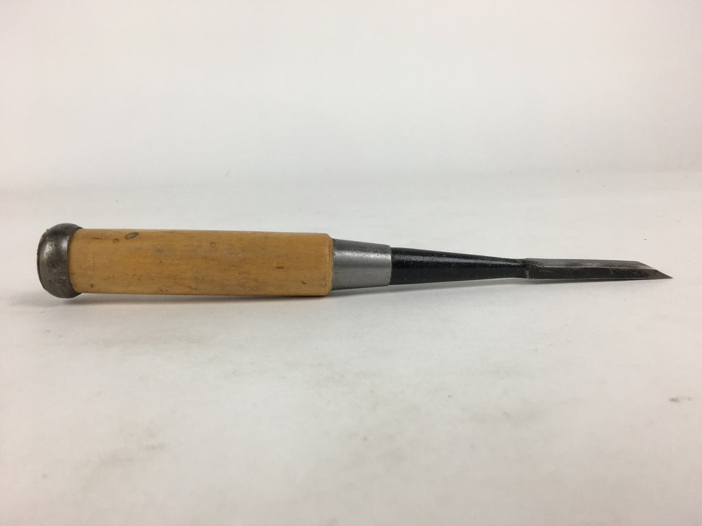 Japanese Chisel Nomi Carpentry Vtg Woodworking Tool 21.8 cm Blade 9 mm T233