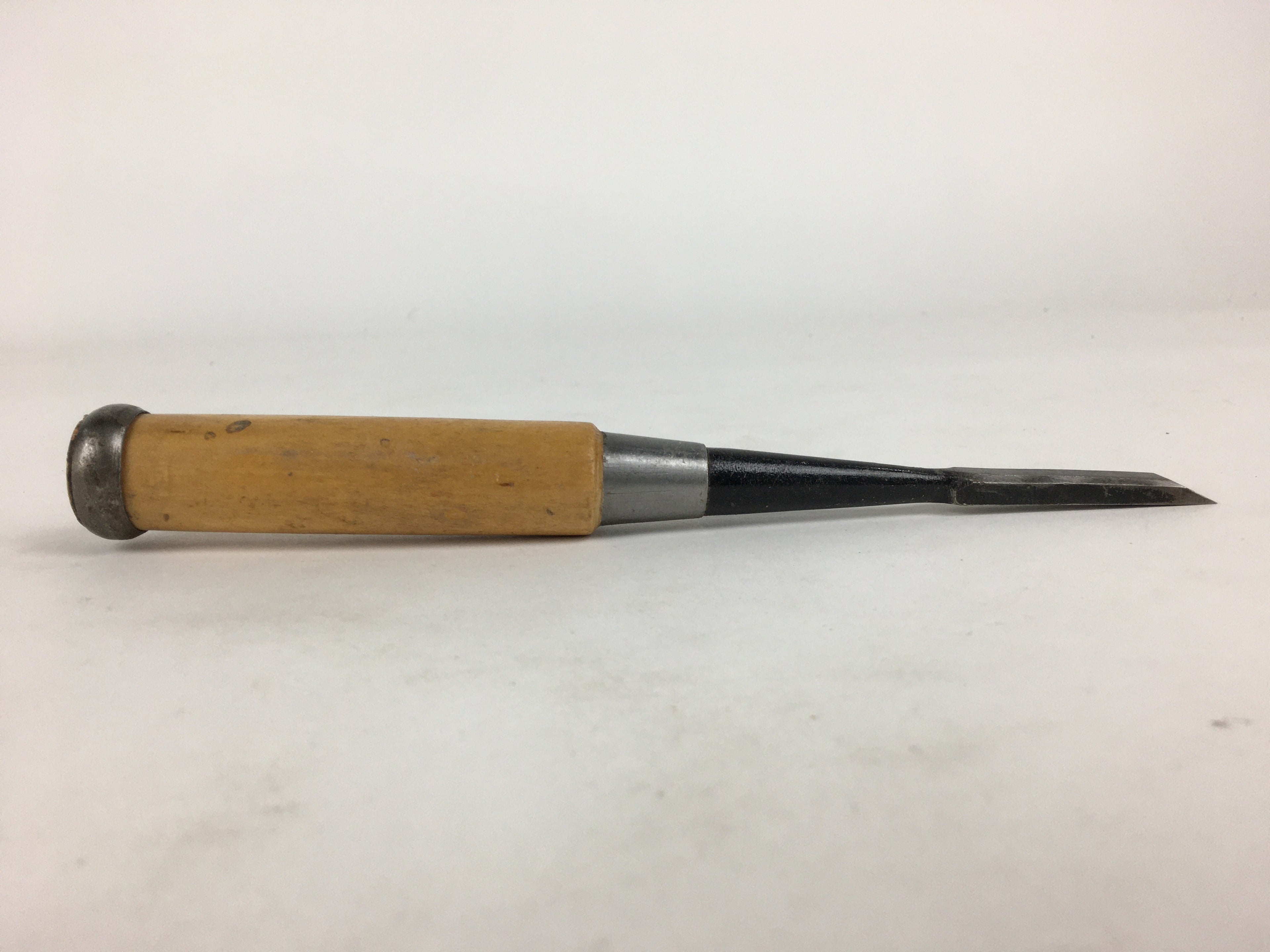 Japanese Chisel Nomi Carpentry Vtg Woodworking Tool 21.8 cm Blade 9 mm T233