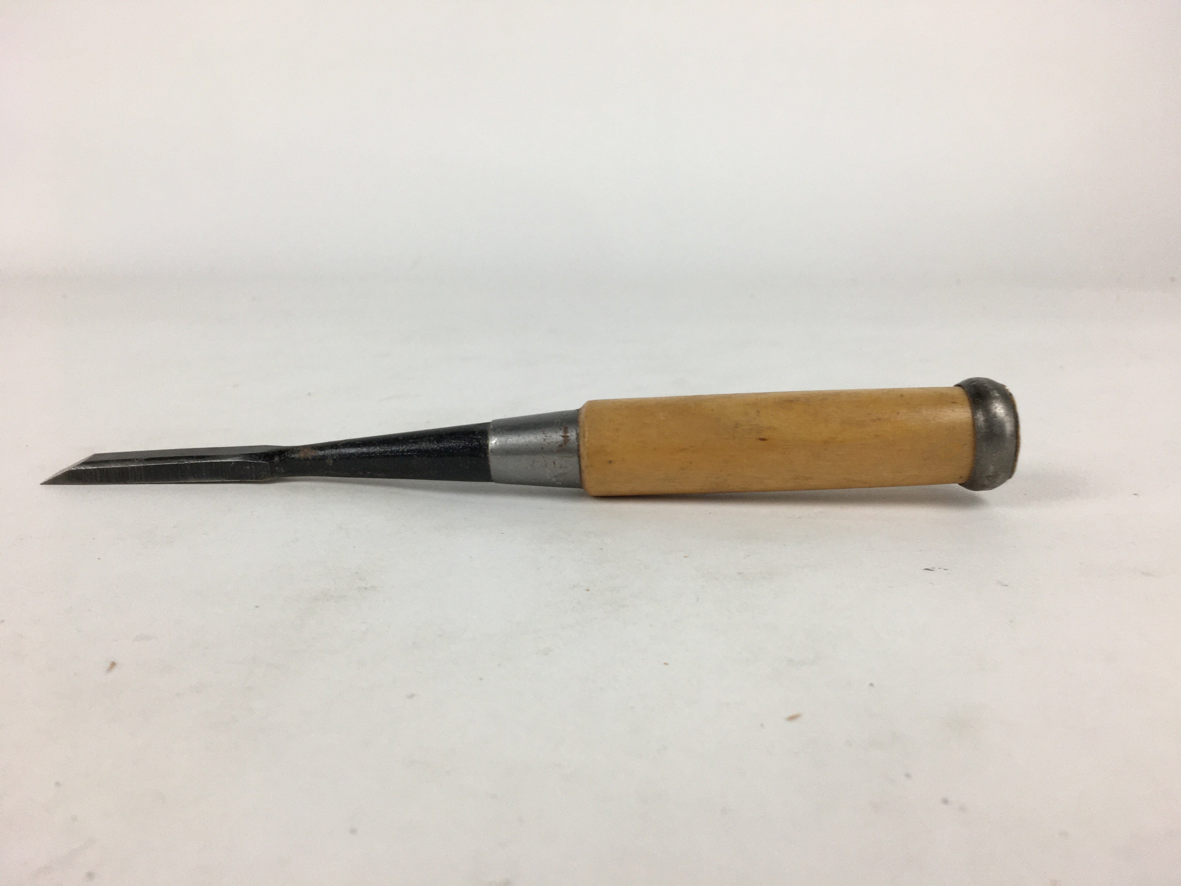Japanese Chisel Nomi Carpentry Vtg Woodworking Tool 21.8 cm Blade 9 mm T233