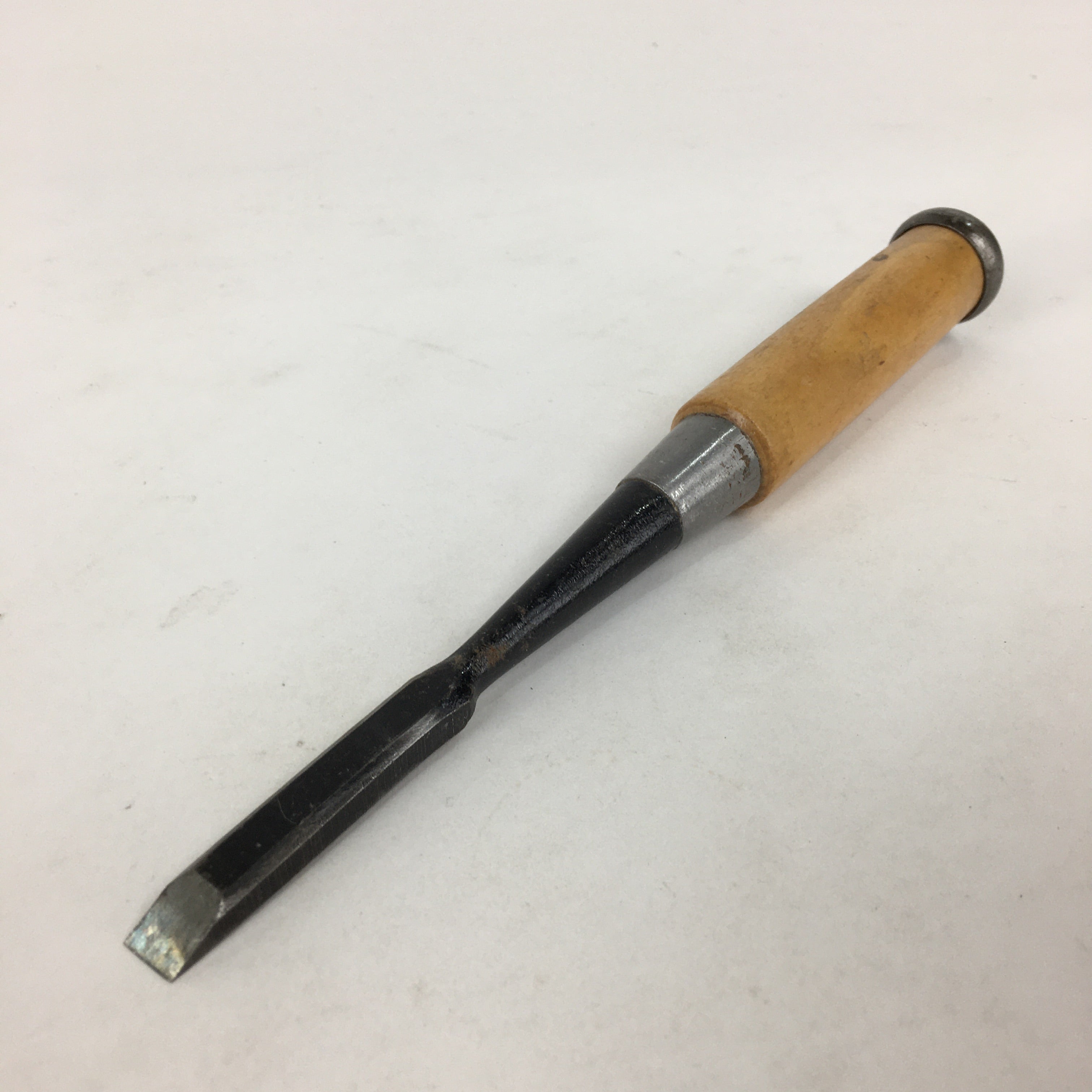 Japanese Chisel Nomi Carpentry Vtg Woodworking Tool 21.8 cm Blade 9 mm T233