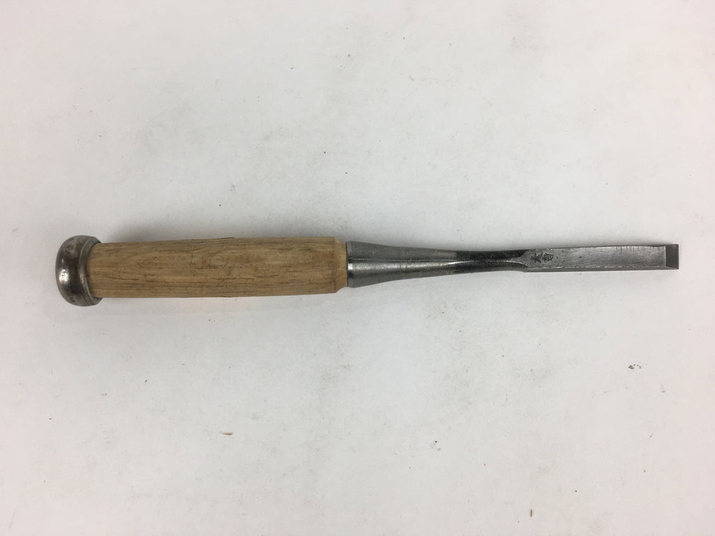 Japanese Chisel Nomi Carpentry Vtg Woodworking Tool 21.9 cm Blade 9 mm T238