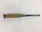 Japanese Chisel Nomi Carpentry Vtg Woodworking Tool 21.9 cm Blade 9 mm T238