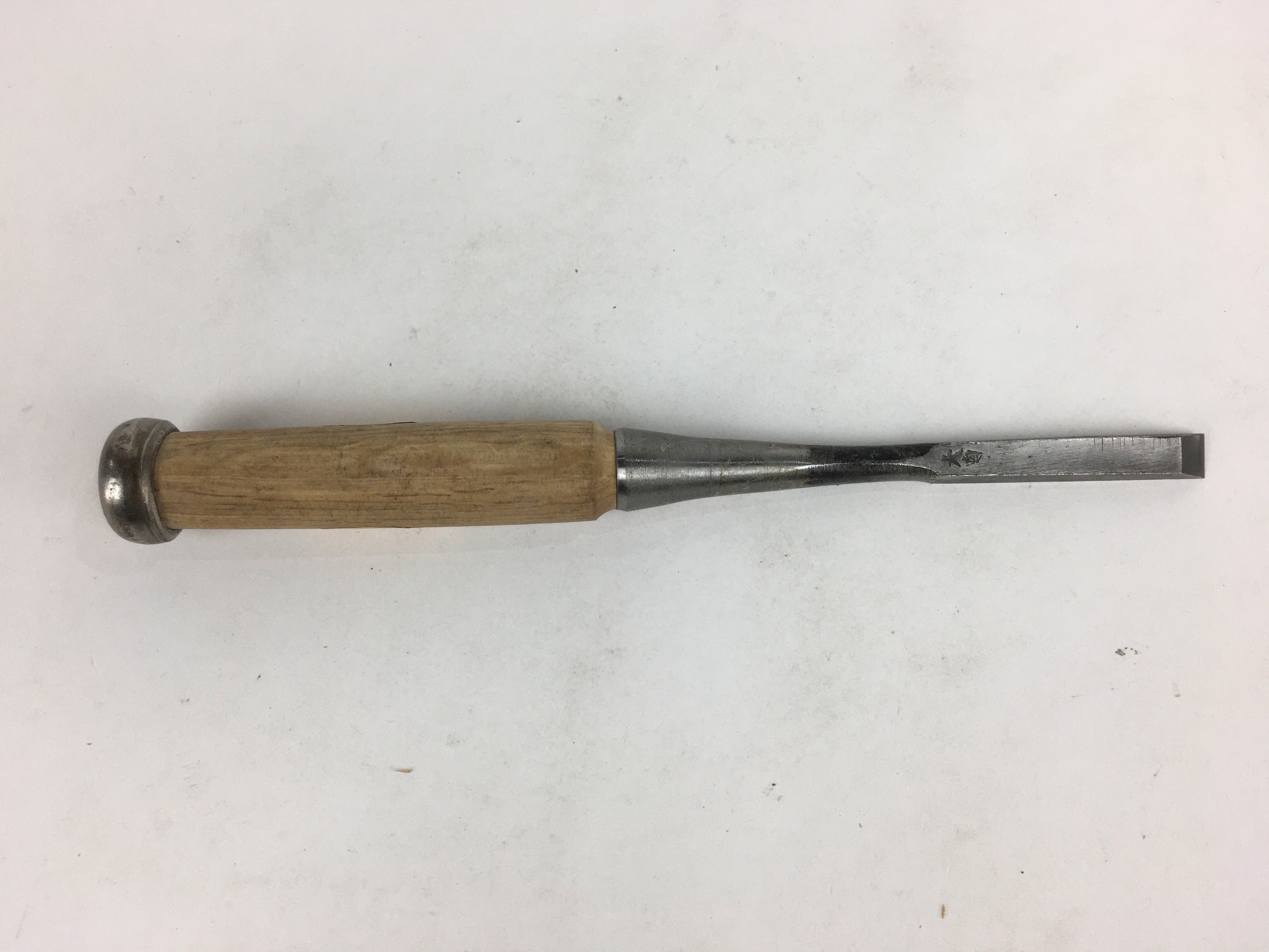 Japanese Chisel Nomi Carpentry Vtg Woodworking Tool 21.9 cm Blade 9 mm T238