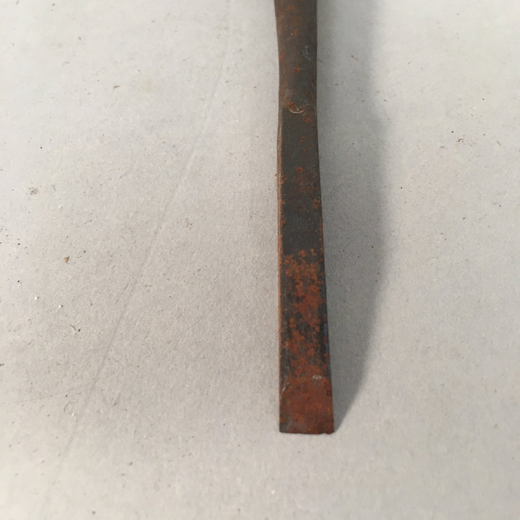 Japanese Chisel Nomi Carpentry Vtg Woodworking Tool 22 cm Blade 10 mm T175