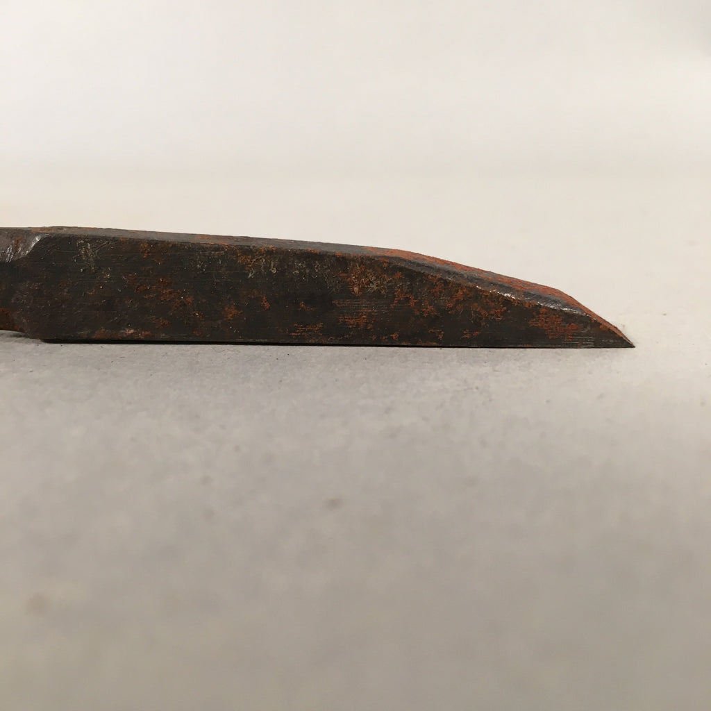 Japanese Chisel Nomi Carpentry Vtg Woodworking Tool 22 cm Blade 10 mm T175