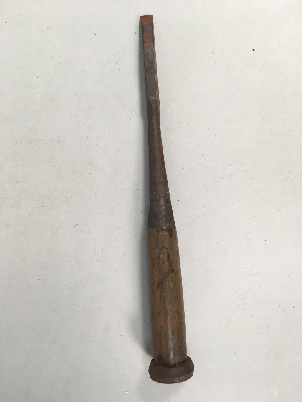 Japanese Chisel Nomi Carpentry Vtg Woodworking Tool 22 cm Blade 10 mm T175