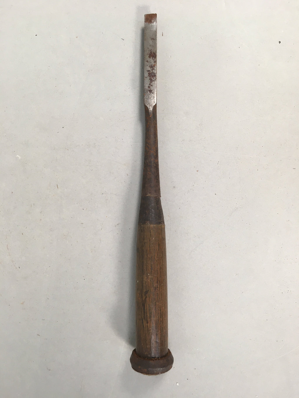 Japanese Chisel Nomi Carpentry Vtg Woodworking Tool 22 cm Blade 10 mm T175