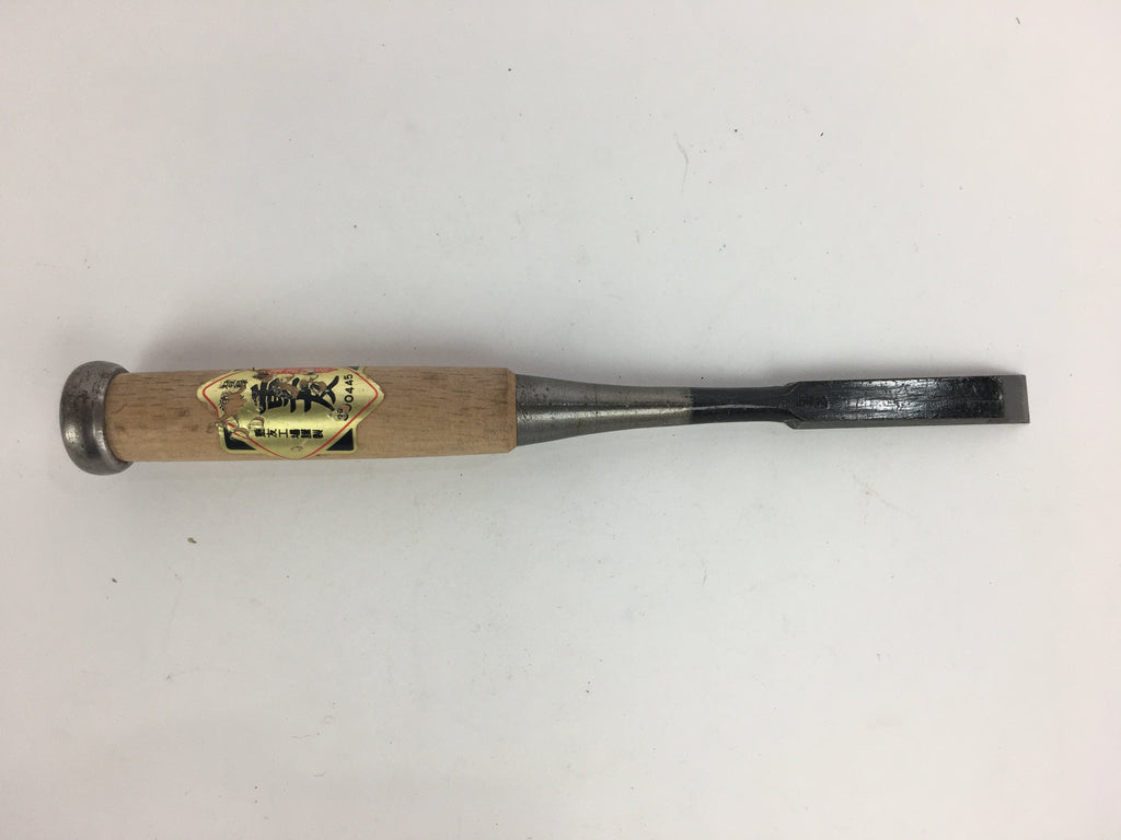 Japanese Chisel Nomi Carpentry Vtg Woodworking Tool 22 cm Blade 12 mm T198