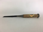 Japanese Chisel Nomi Carpentry Vtg Woodworking Tool 22 cm Blade 12 mm T198