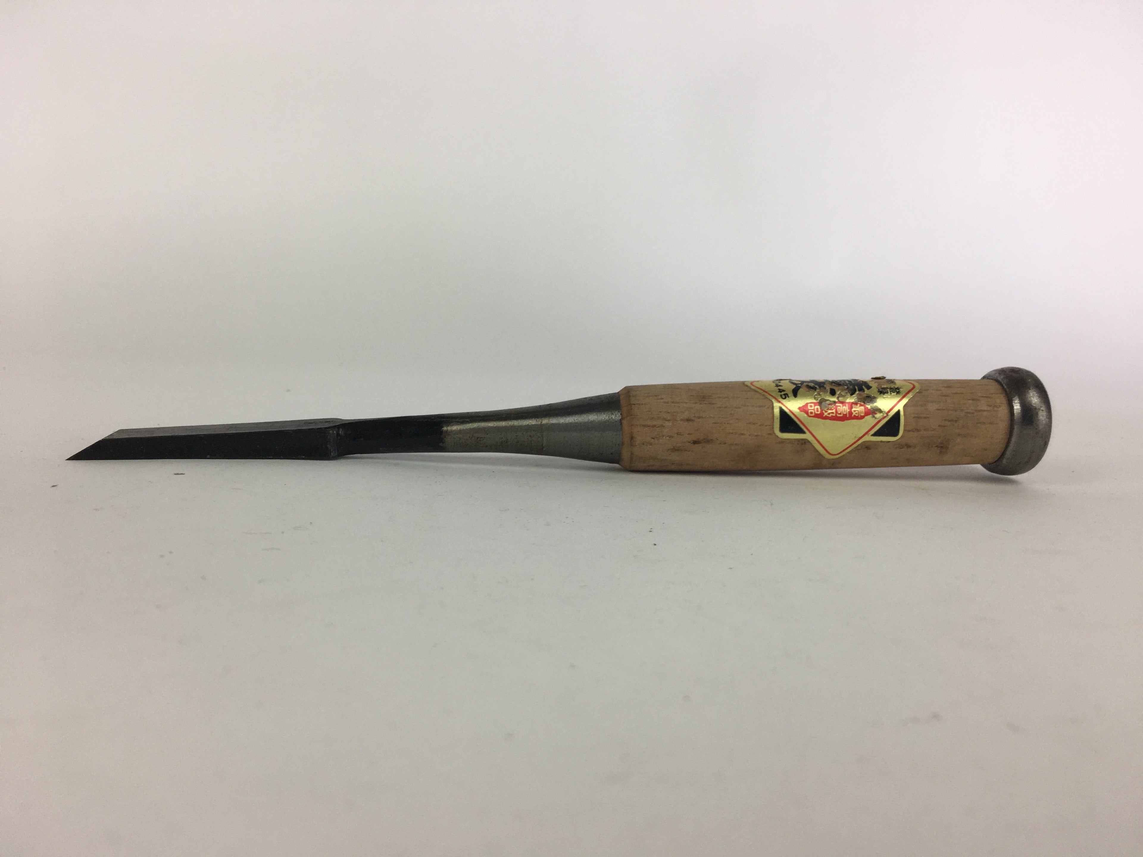 Japanese Chisel Nomi Carpentry Vtg Woodworking Tool 22 cm Blade 12 mm T198