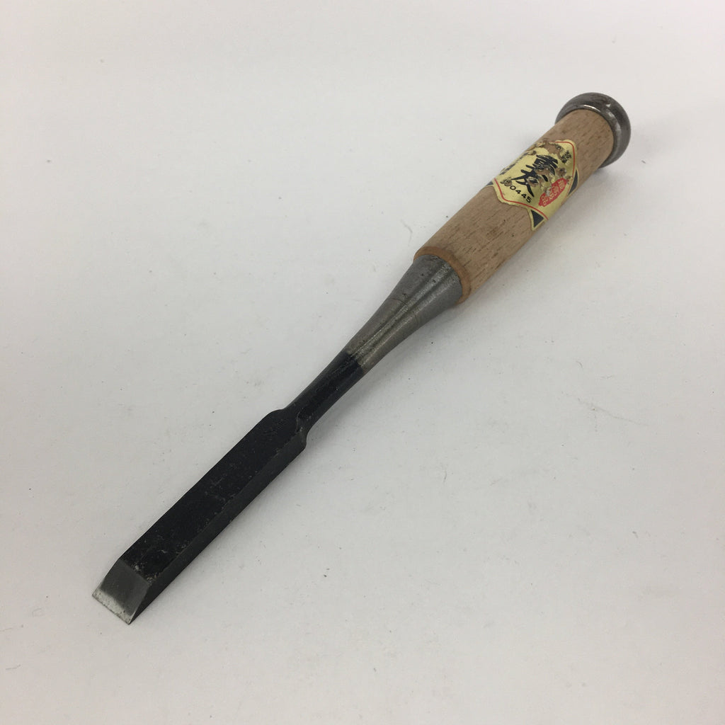 Japanese Chisel Nomi Carpentry Vtg Woodworking Tool 22 cm Blade 12 mm T198