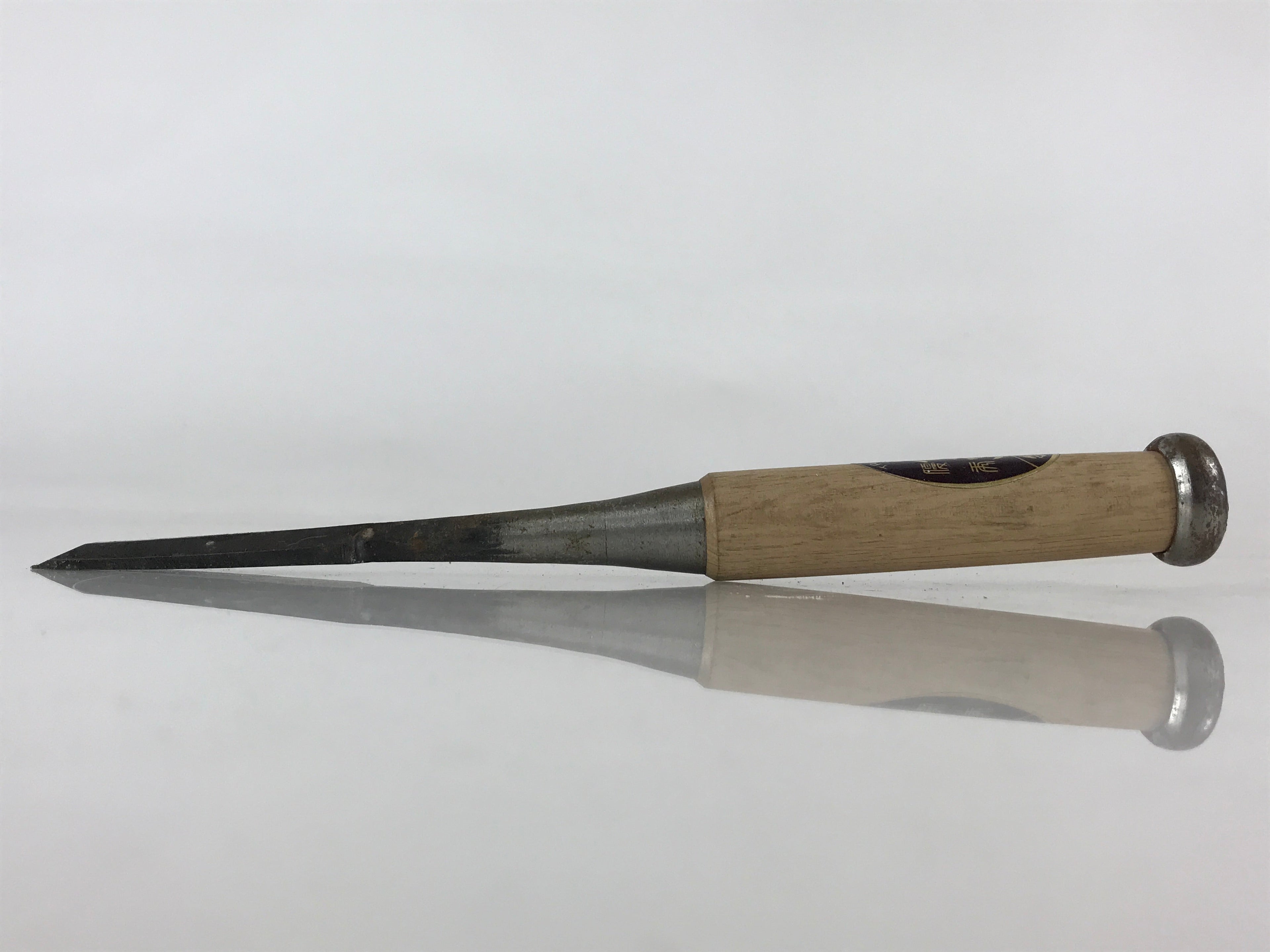 Japanese Chisel Nomi Carpentry Vtg Woodworking Tool 22 cm Blade 12 mm T256