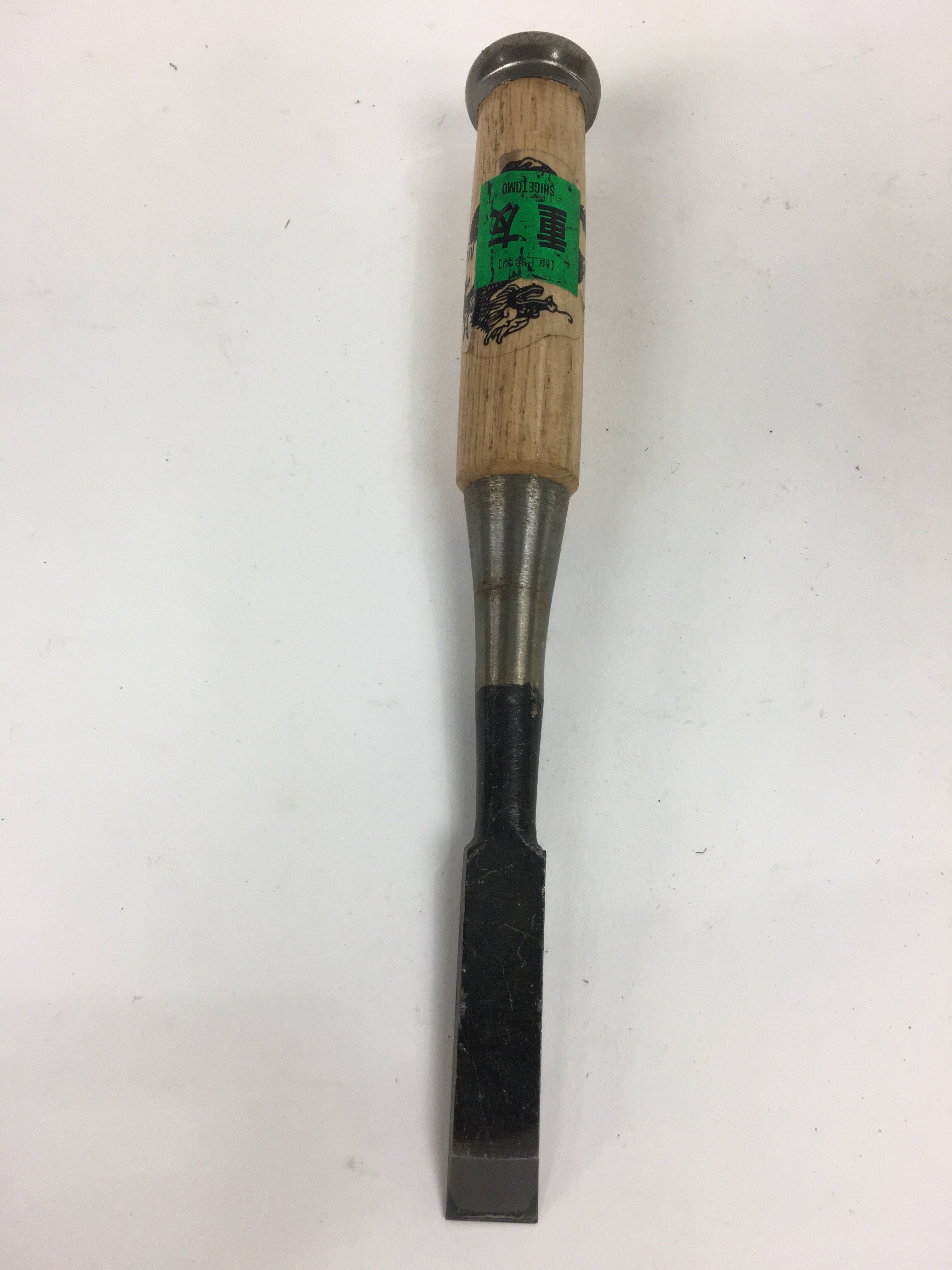 Japanese Chisel Nomi Carpentry Vtg Woodworking Tool 22 cm Blade 15 mm T215