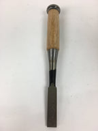 Japanese Chisel Nomi Carpentry Vtg Woodworking Tool 22 cm Blade 15 mm T215