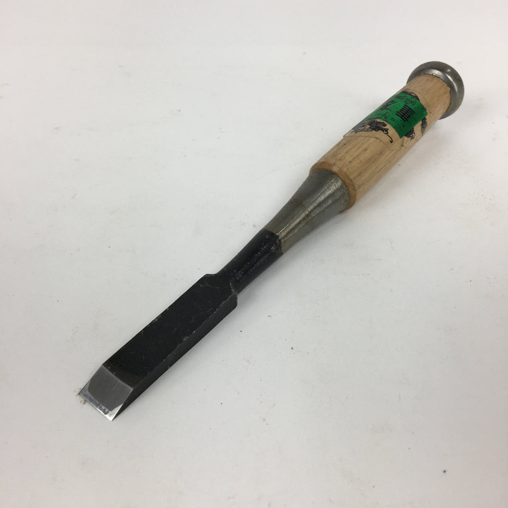 Japanese Chisel Nomi Carpentry Vtg Woodworking Tool 22 cm Blade 15 mm T215