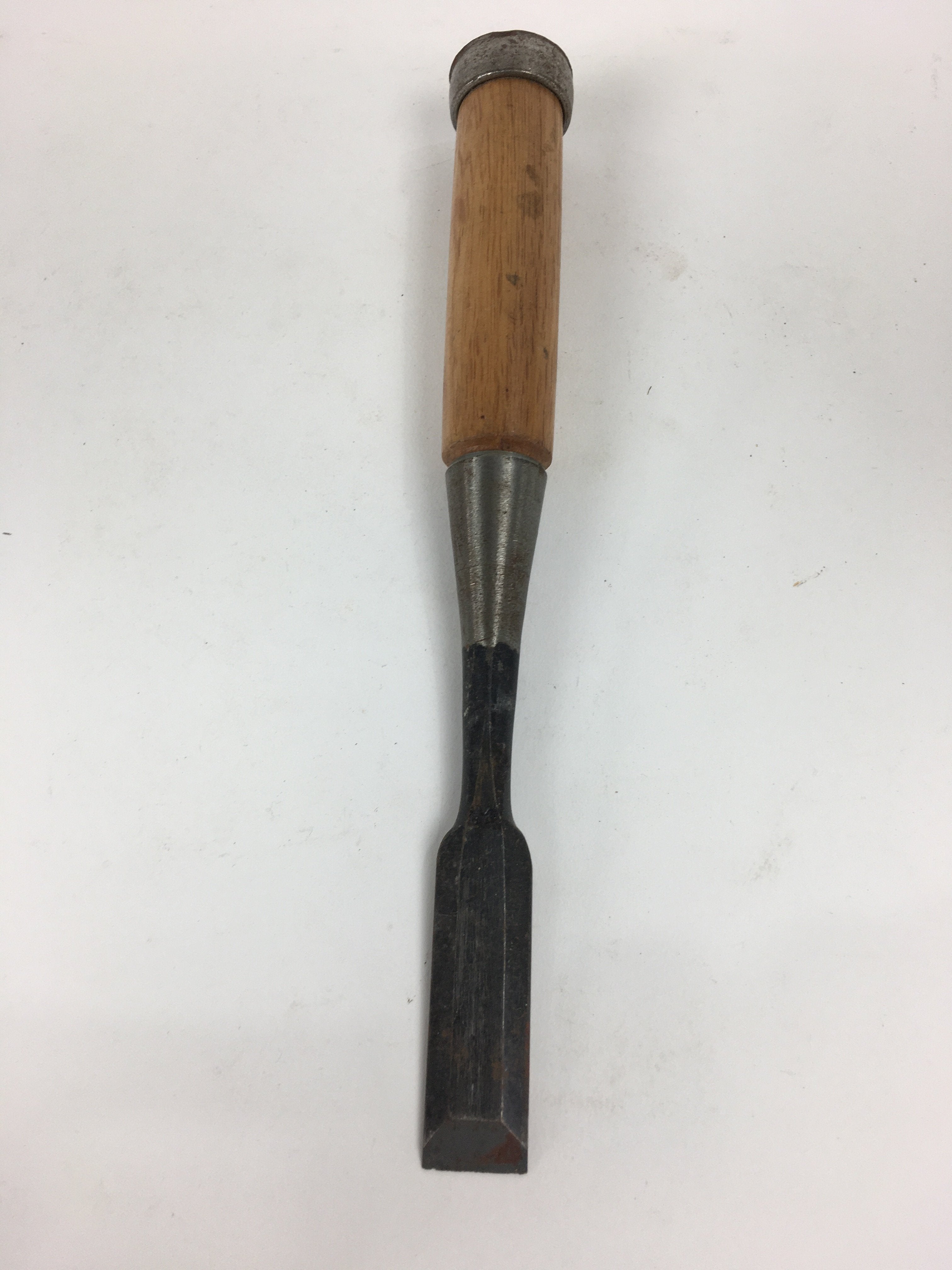 Japanese Chisel Nomi Carpentry Vtg Woodworking Tool 22 cm Blade 18 mm T226
