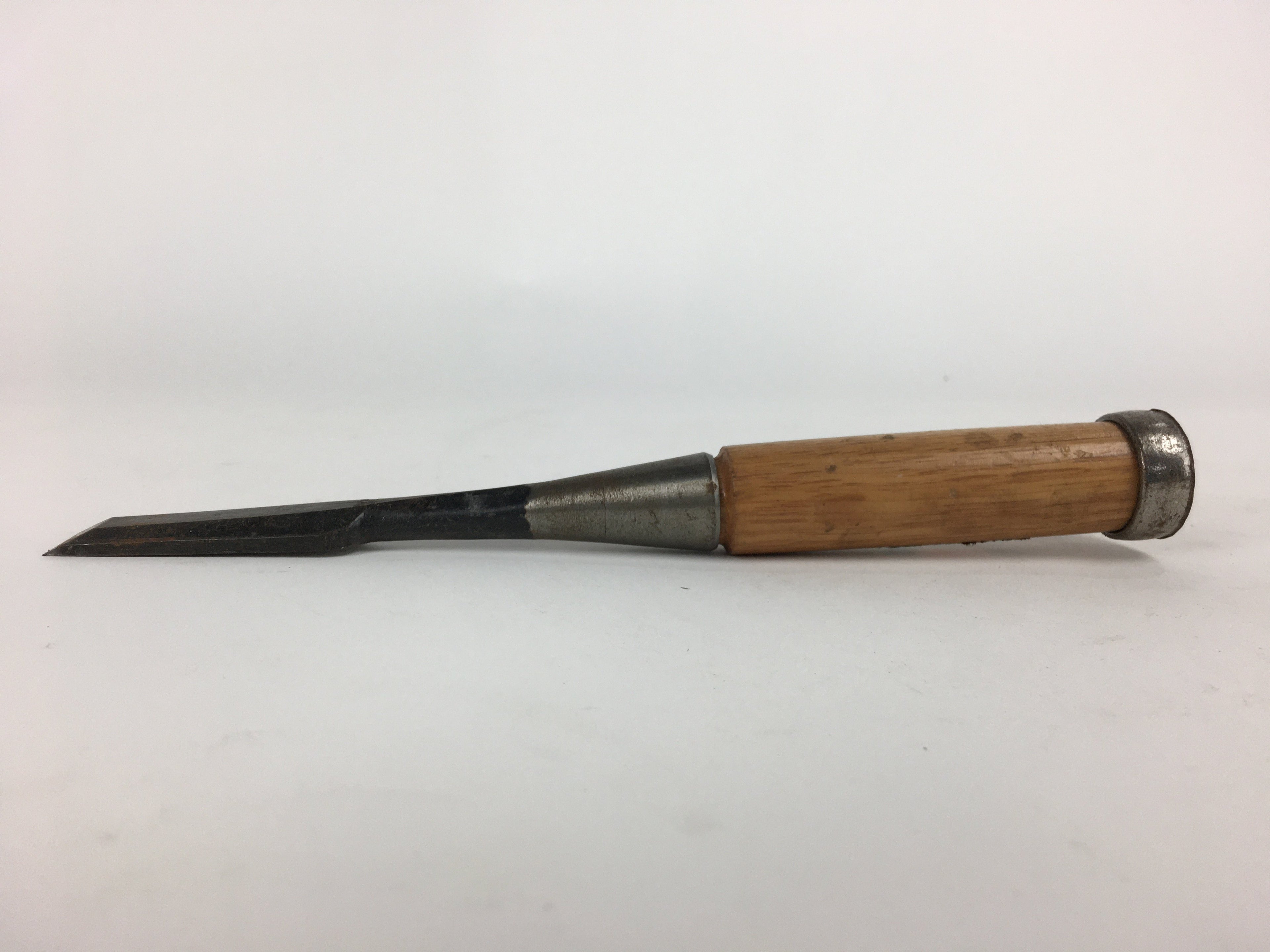 Japanese Chisel Nomi Carpentry Vtg Woodworking Tool 22 cm Blade 18 mm T226