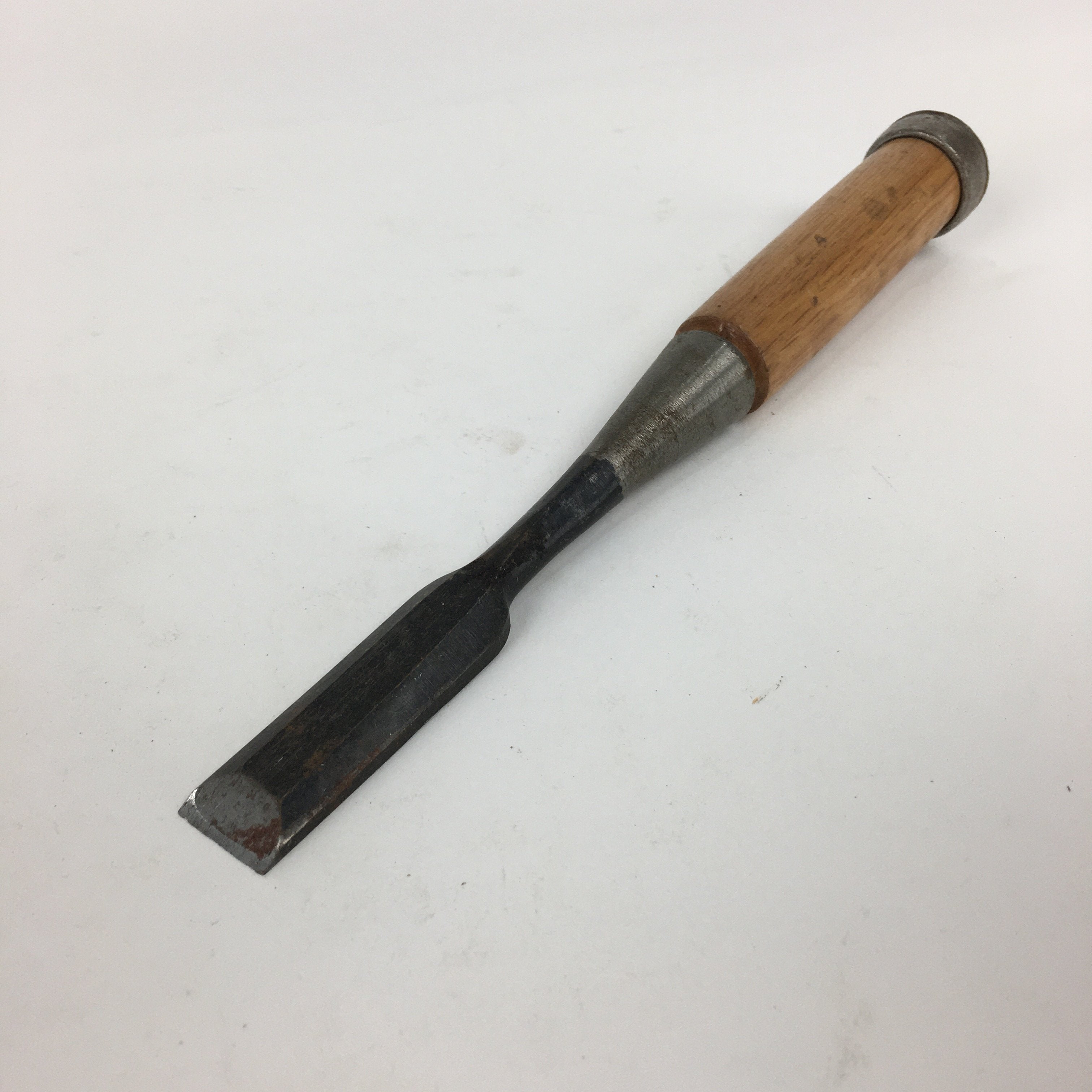 Japanese Chisel Nomi Carpentry Vtg Woodworking Tool 22 cm Blade 18 mm T226