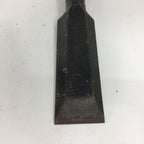 Japanese Chisel Nomi Carpentry Vtg Woodworking Tool 22 cm Blade 25 mm T214