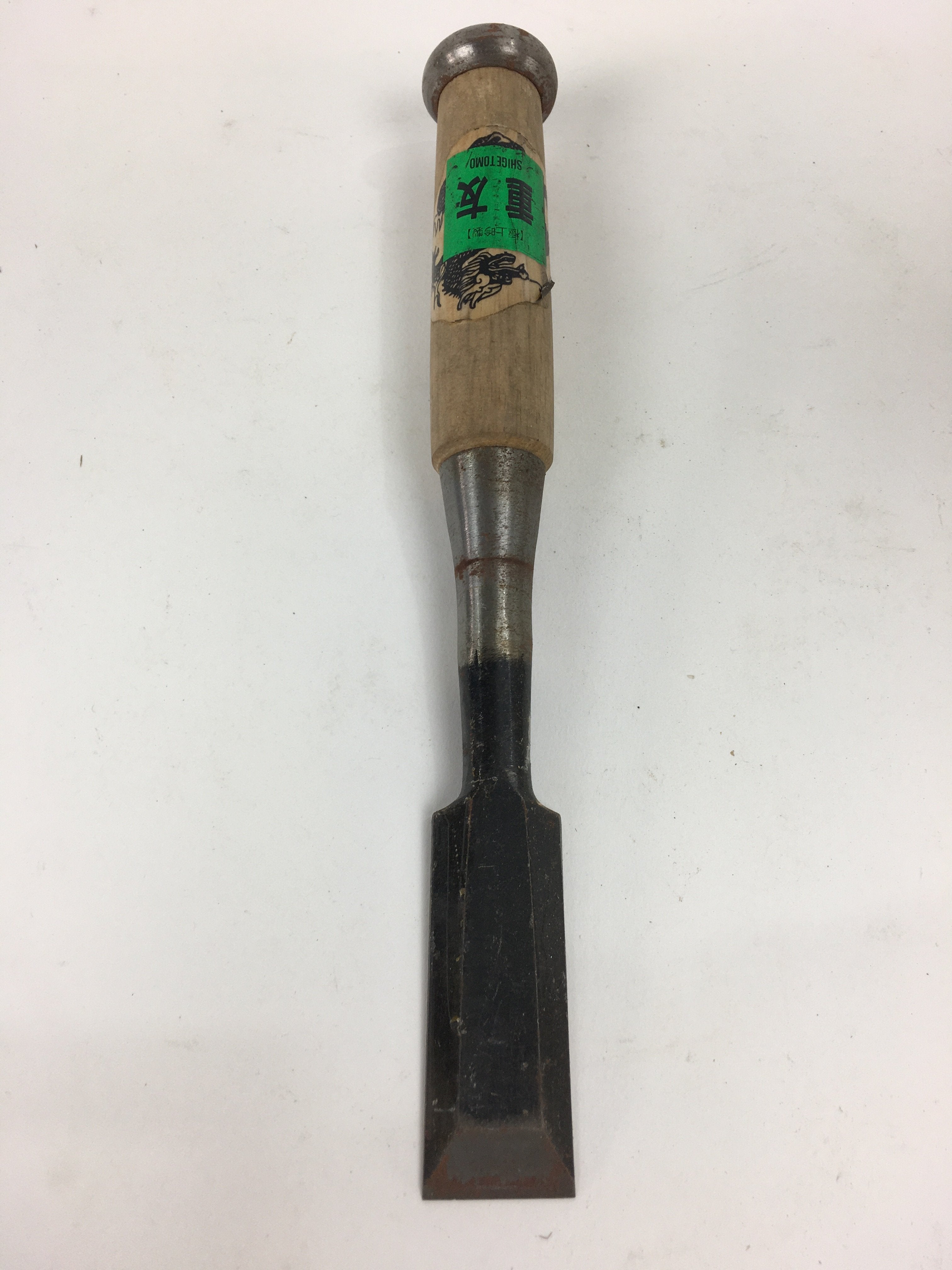 Japanese Chisel Nomi Carpentry Vtg Woodworking Tool 22 cm Blade 25 mm T214